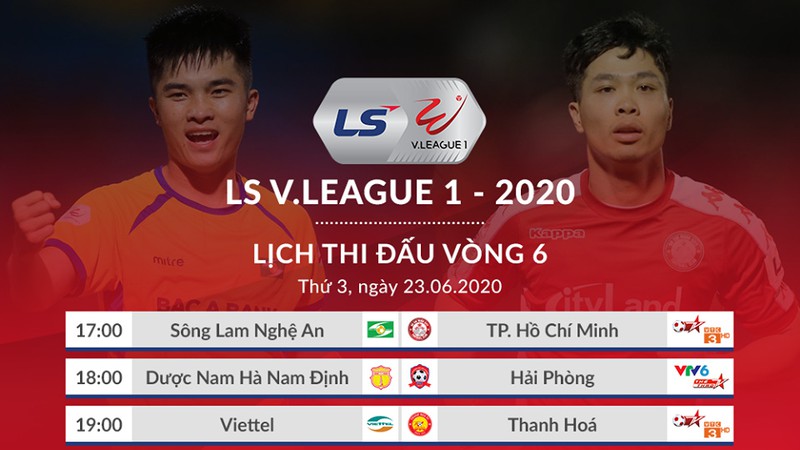 truc tiep vong 6 v-league, slna 1-3 clb tphcm, nam dinh 0-2 hai phong, viettel 1-2 thanh hoa hinh 16