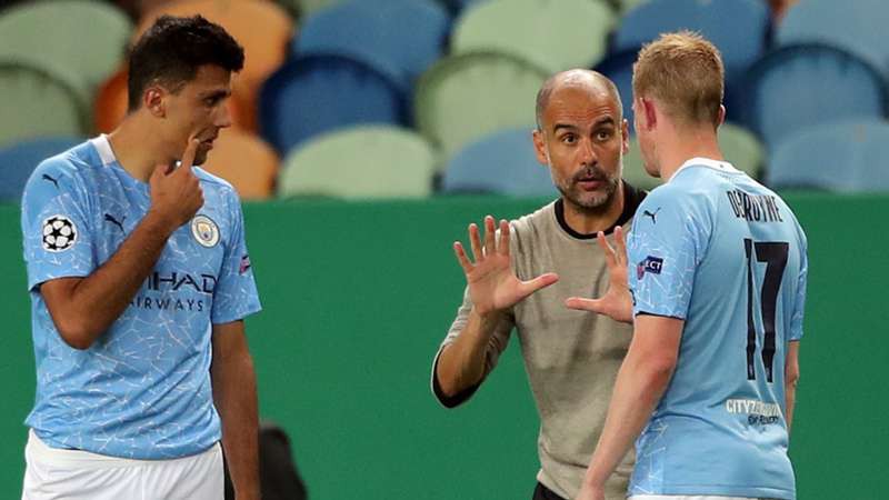 hlv guardiola noi gi khi man city lai lo hen voi chuc vo dich champions league?  hinh 1