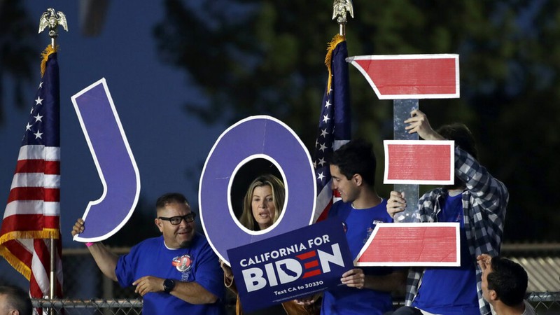ban do bau cu "sieu thu ba" o my: cuoc dua sit sao cua biden-sanders hinh 1