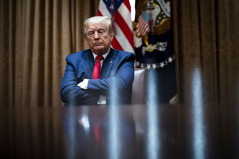 trump: rat nhieu cuoc bieu tinh vu george floyd chi la di theo dam dong hinh 1