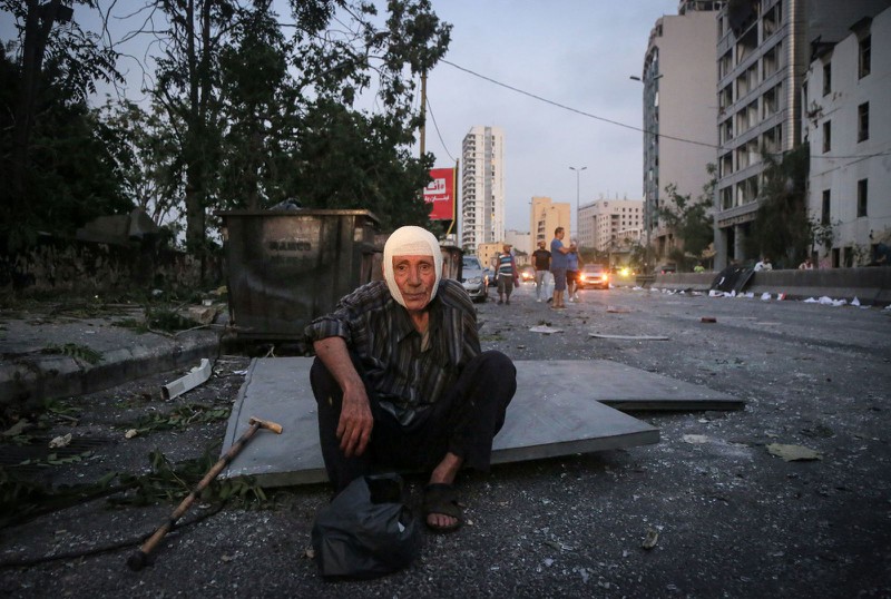 hien truong "nhu ngay tan the" sau vu no kinh hoang o beirut, lebanon hinh 11