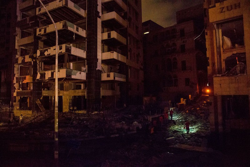 hien truong "nhu ngay tan the" sau vu no kinh hoang o beirut, lebanon hinh 1