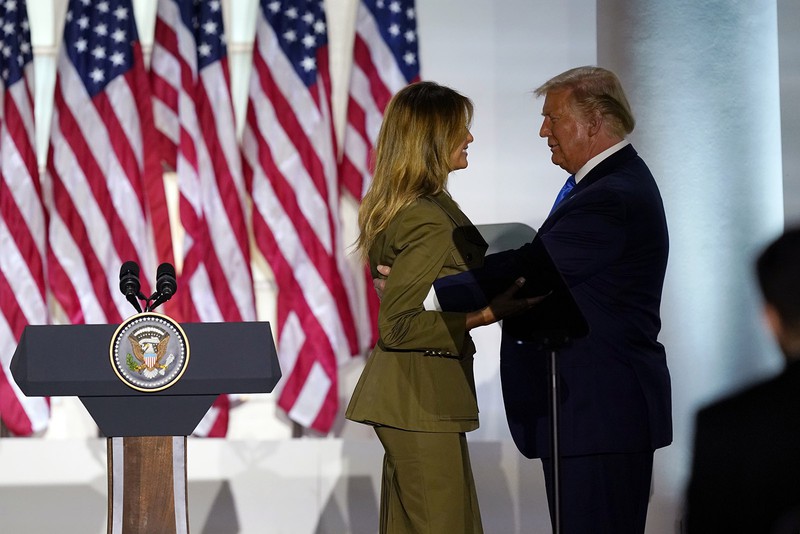 bai phat bieu cua ba melania - "tong mau" khac biet cua dai hoi dang cong hoa hinh 1