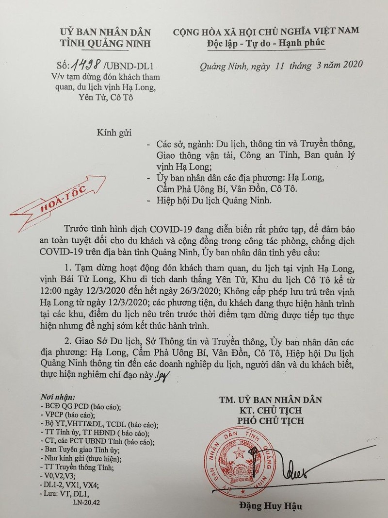 quang ninh tam dung don khach tai tat ca cac diem du lich  hinh 1