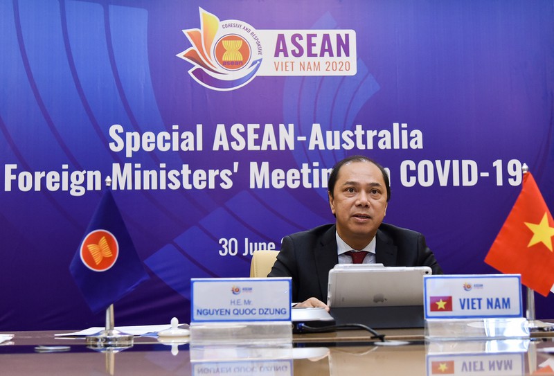 hoi nghi truc tuyen bo truong asean-australia dac biet ve covid-19 hinh 2
