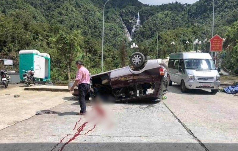 lat xe tai khu du lich cau kinh rong may lam 1 nguoi tu vong hinh 1