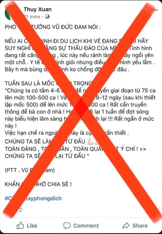 thong diep pho thu tuong vu duc dam ve lan song covid-19 moi la bia dat hinh 1
