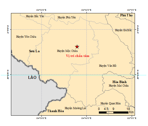 moc chau xay ra them 4 lan dong dat trong sang 28/7 hinh 1