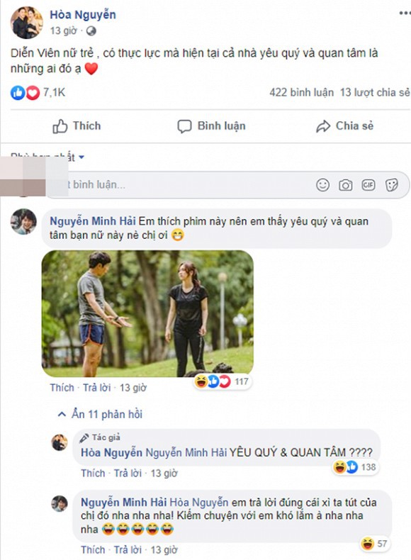 chuyen showbiz: hoa minzy "dan mat" ban trai sau on ao da sinh con hinh 1
