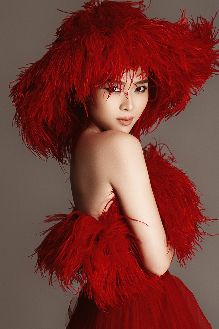 diep bao ngoc dien vay do ngot ngao trong bo anh moi hinh 3