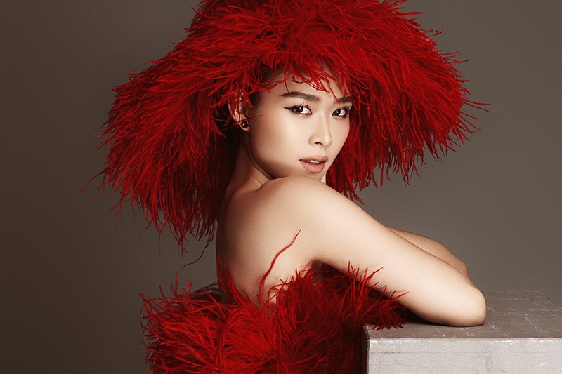 diep bao ngoc dien vay do ngot ngao trong bo anh moi hinh 4