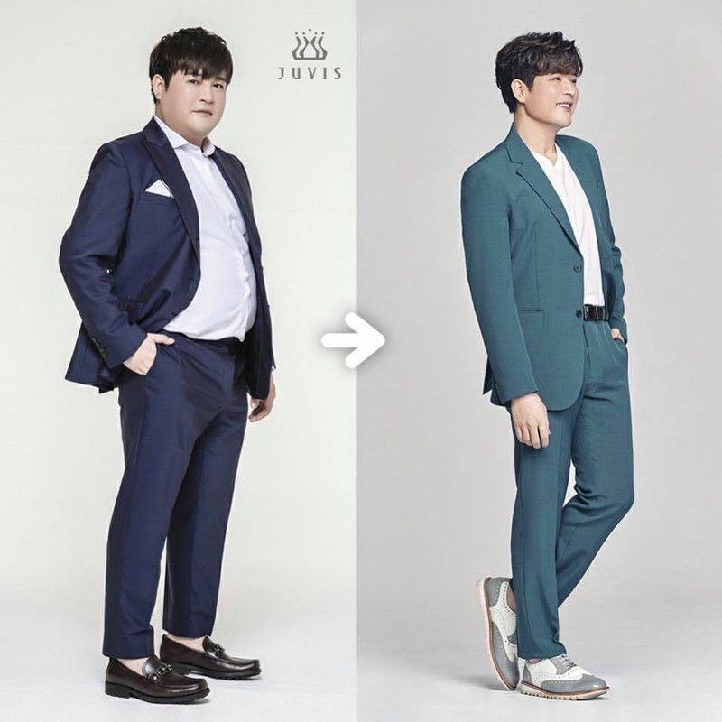 ngo ngang man lot xac sau khi giam 37kg cua shin dong (super junior)  hinh 2
