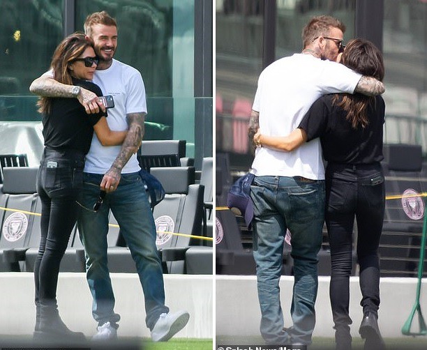 david beckham dam duoi om hon vo ngay tren san co hinh 1