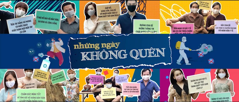 nsnd trung anh, bao thanh deo khau trang giuong khau hieu giua mua covid-19 hinh 1