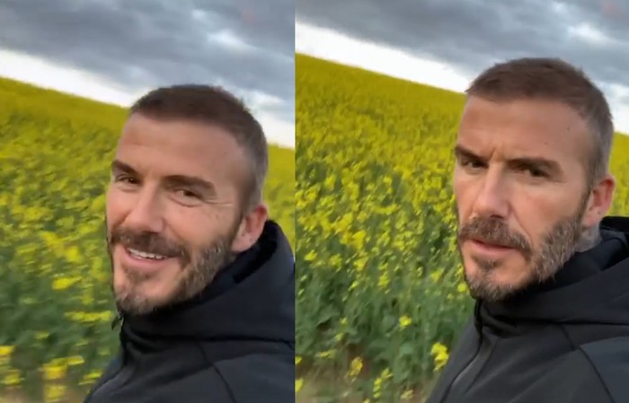 david beckham tai xuat voi dien mao moi sau khi bi che "toc thua" hinh 1