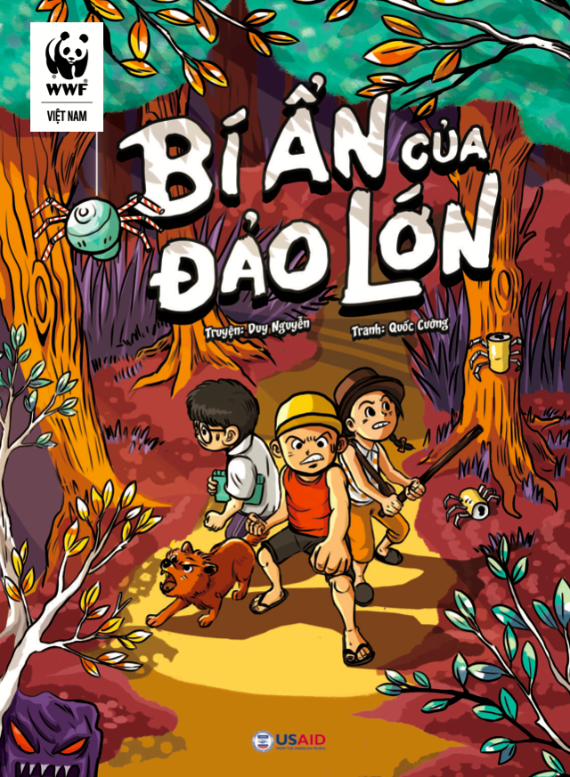 "bi an cua dao lon": cuon truyen tranh bo ich ve rac thai nhua hinh 1