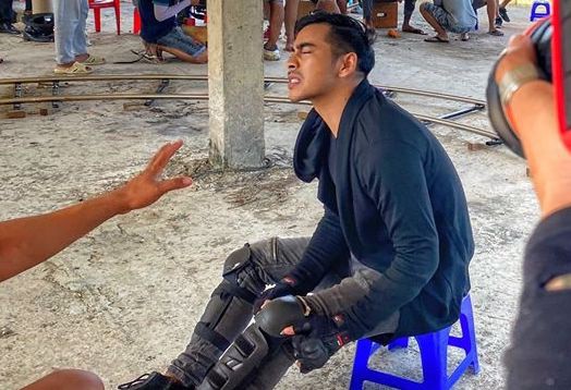 dien vien thanh binh bi vo sun goi, chay mau mat tren phim truong hinh 1