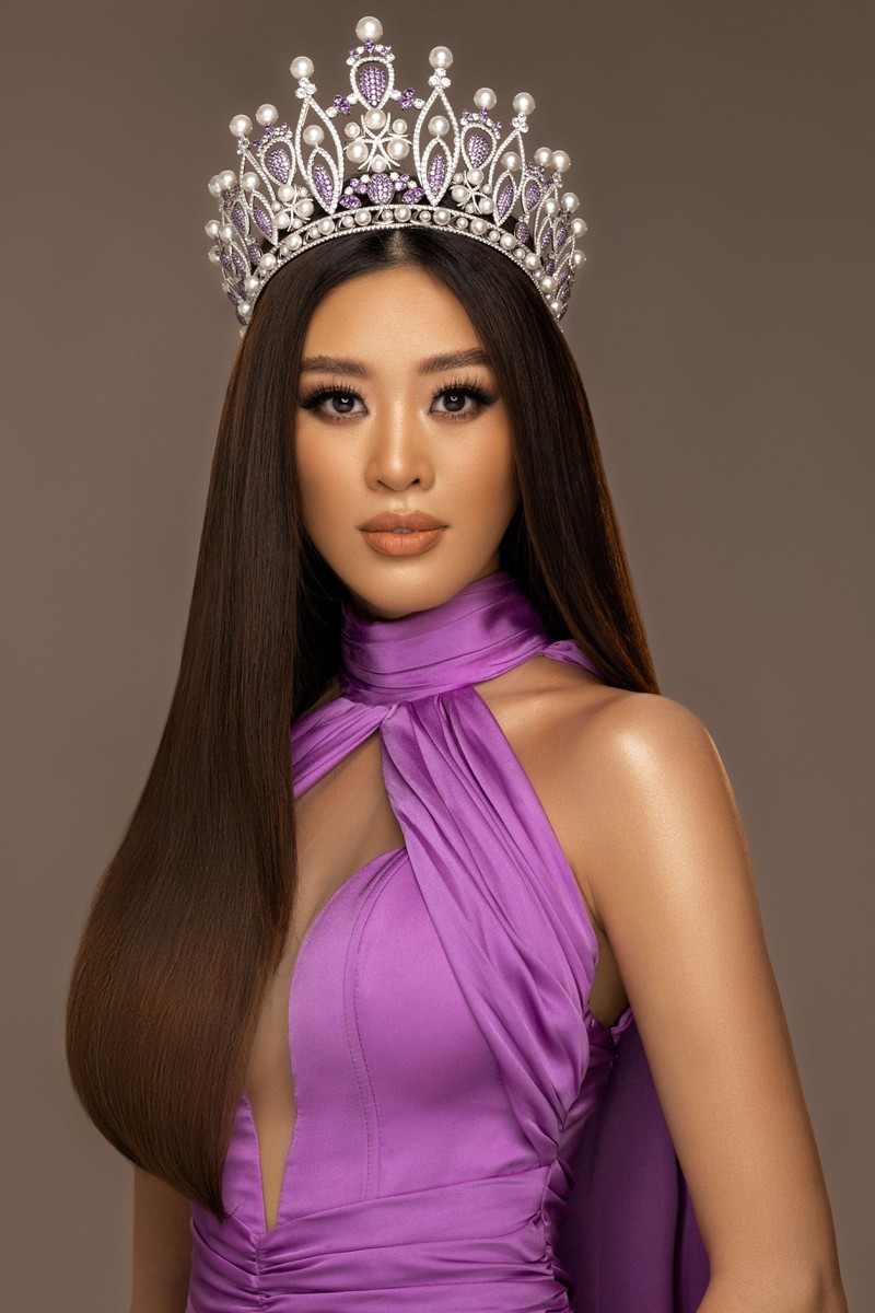 hoa hau khanh van khoe sac trong thiet ke dam da hoi mau tim hinh 4
