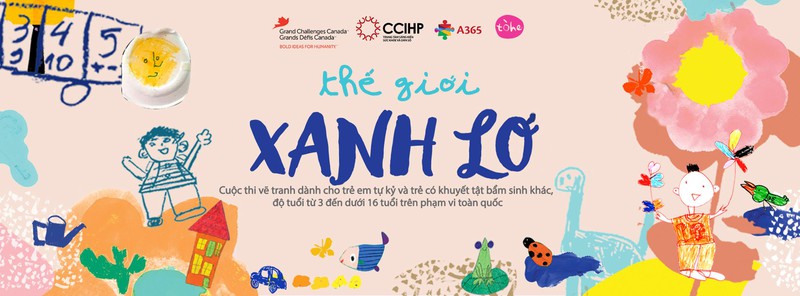 cuoc thi ve tranh "the gioi xanh lo" danh cho tre tu ky hinh 1