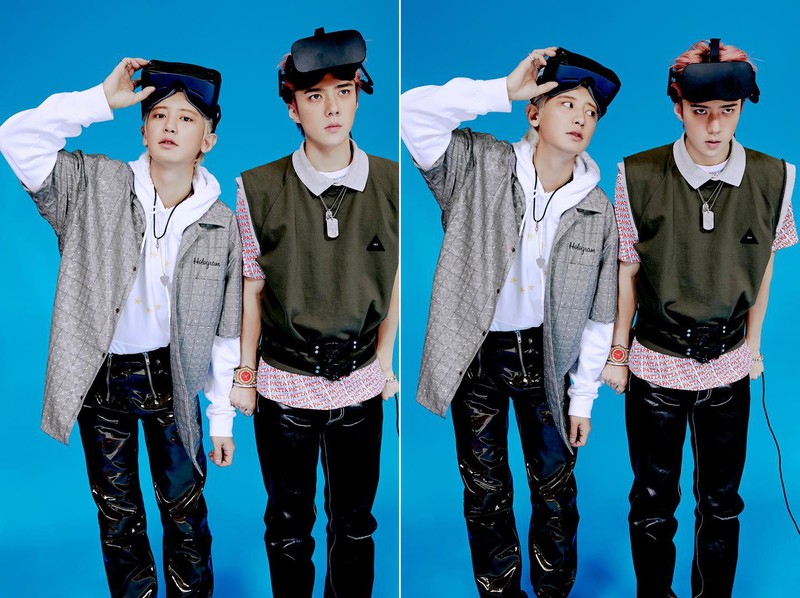 sehun, chanyeol (exo) "tha thinh" loat anh teaser album "1 billion views" hinh 9