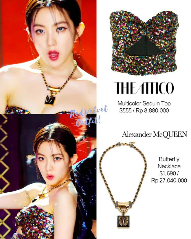 loat trang phuc dat do cua irene, seulgi (red velvet) trong "monster" hinh 2
