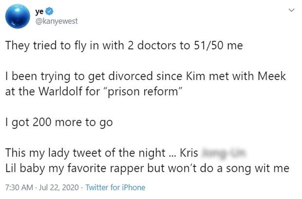 kanye west tuc gian, muon ly hon kim kardashian? hinh 2