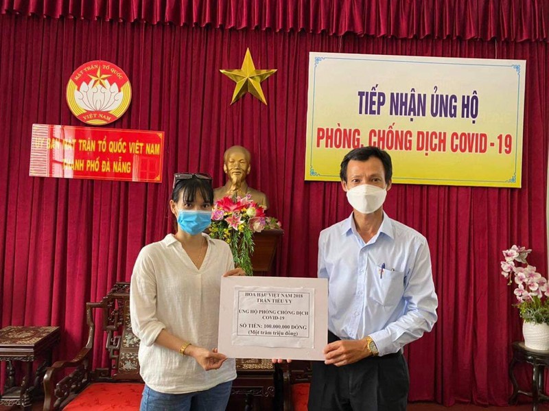 hoa hau tieu vy ung ho da nang 200 trieu dong chong dich covid-19 hinh 1
