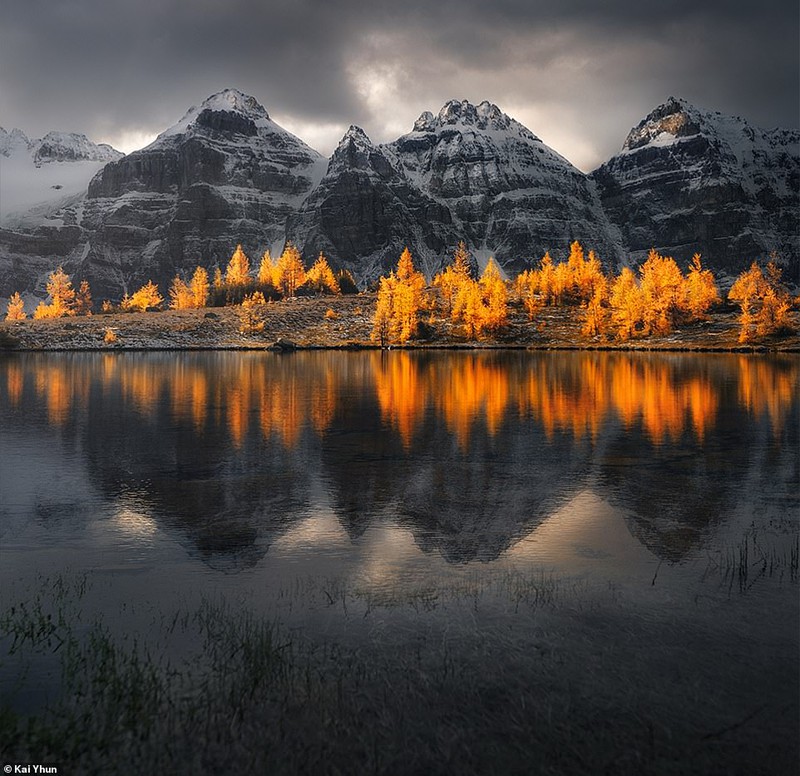 ve dep huyen ao cua cong vien quoc gia banff o canada hinh 4
