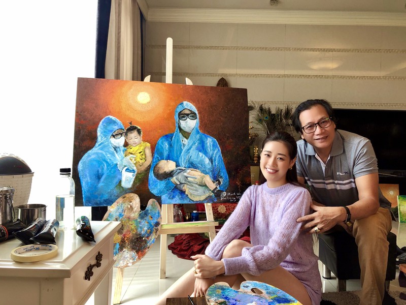 hoa hau khanh van thua nhan thieu sot khi ve tranh chua xin phep hinh 1