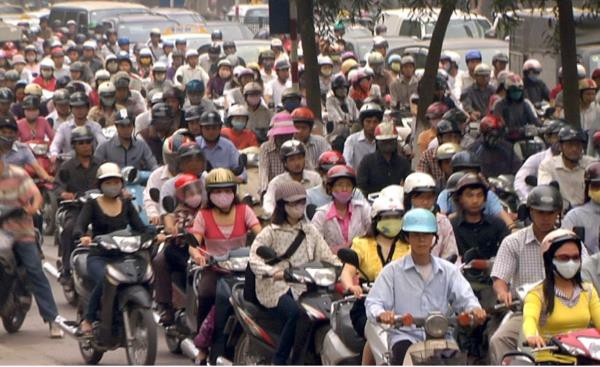 xe may dien: giai phap doi pho voi o nhiem khong khi hinh 1