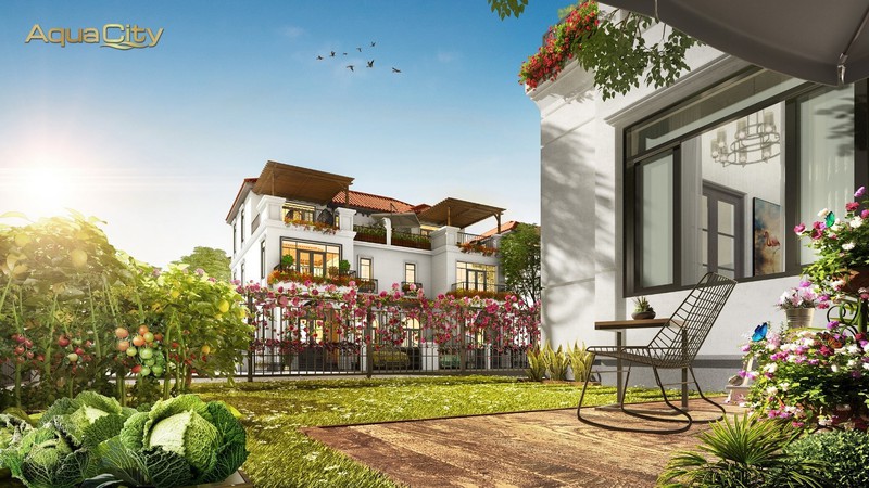 co hoi hiem co so huu nha pho vuon sinh thai tai aqua city hinh 1