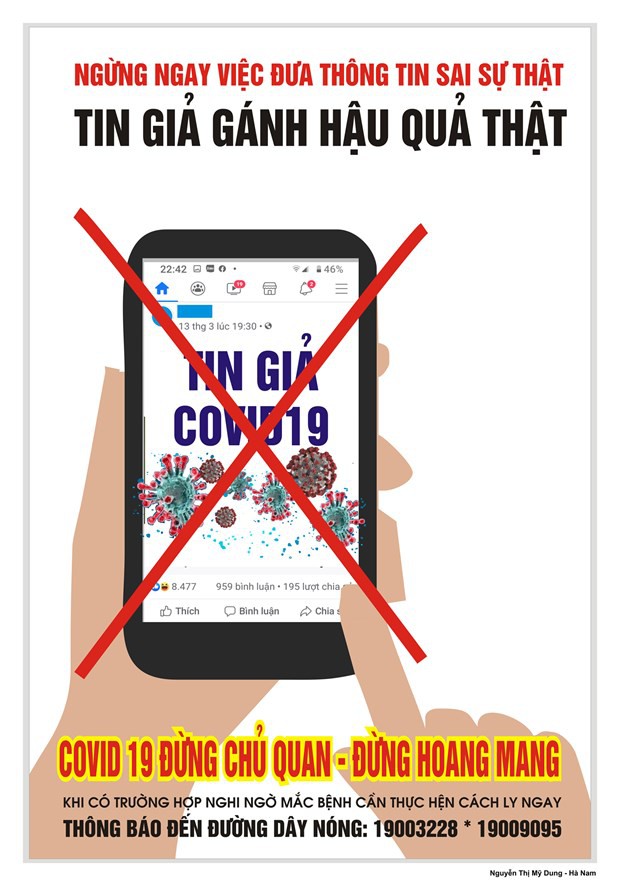 ngam tranh co dong phong, chong dich covid-19 cua cac hoa sy viet hinh 1