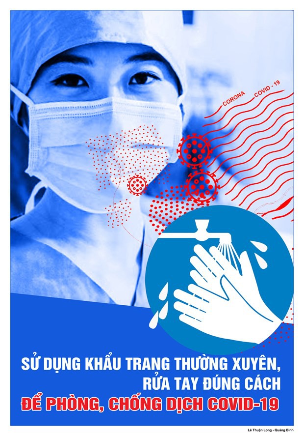 ngam tranh co dong phong, chong dich covid-19 cua cac hoa sy viet hinh 10