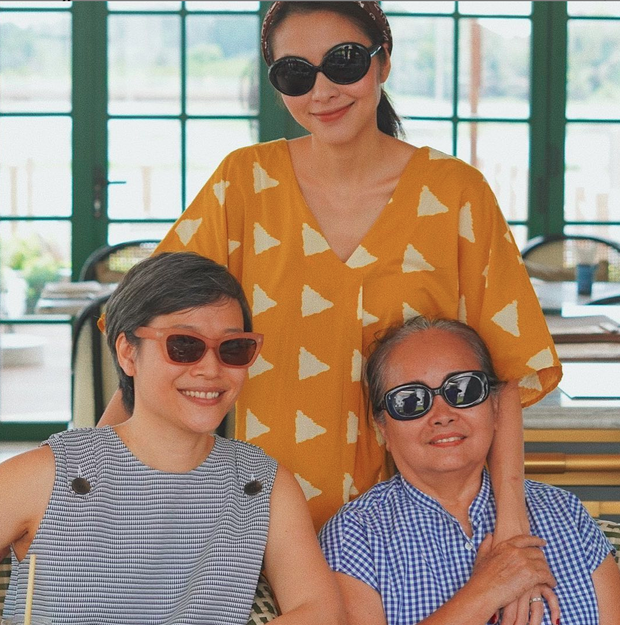 chuyen showbiz: tang thanh ha khoe khoanh khac hiem ben gia dinh hinh 1