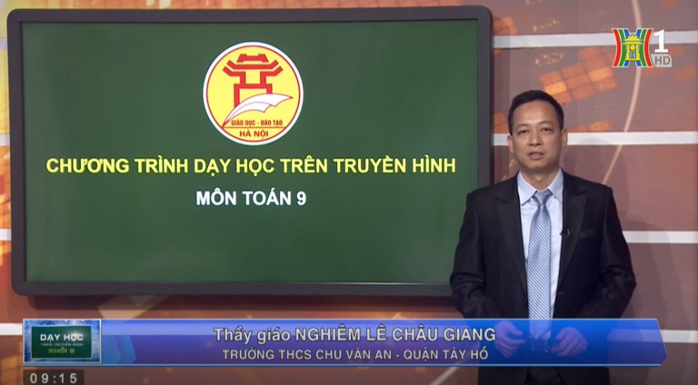 ngay dau tien ha noi to chuc day hoc dai tra tren truyen hinh  hinh 1