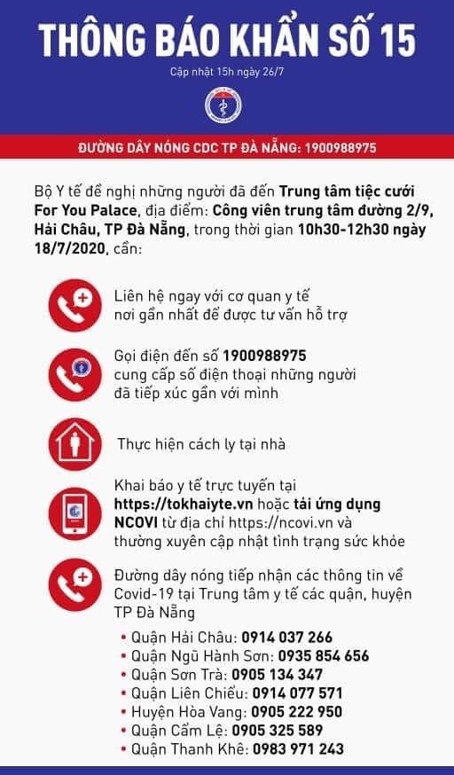 bo y te ra thong bao khan so 15 lien quan den lich trinh cua bn416 hinh 1