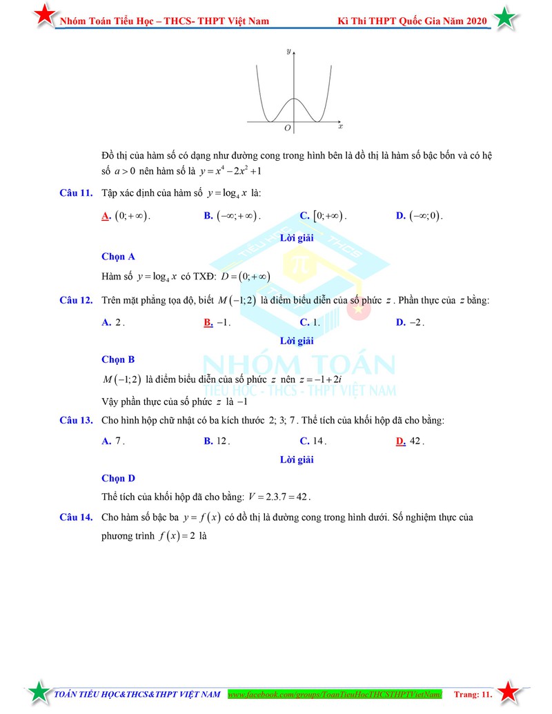 huong dan giai chi tiet mon toan tot nghiep thpt 2020 hinh 11