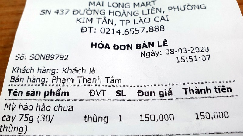 sieu thi ban 150.000/thung my tom bi phat hanh chinh 20 trieu dong hinh 1