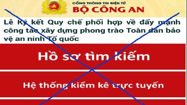 danh cap thong tin khach hang qua trang web gia bo cong an hinh 1