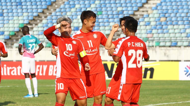 ghi ban vao luoi yangon, cong phuong nhan loi khen tren trang chu afc hinh 1