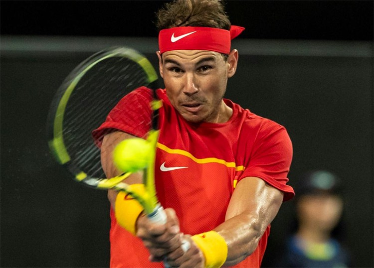 Nadal hứa hẹn bận rộn vào tháng Tư, khi anh phải chuẩn bị cho Grand Slam đất nện - Roland Garros. Ảnh: AFP.