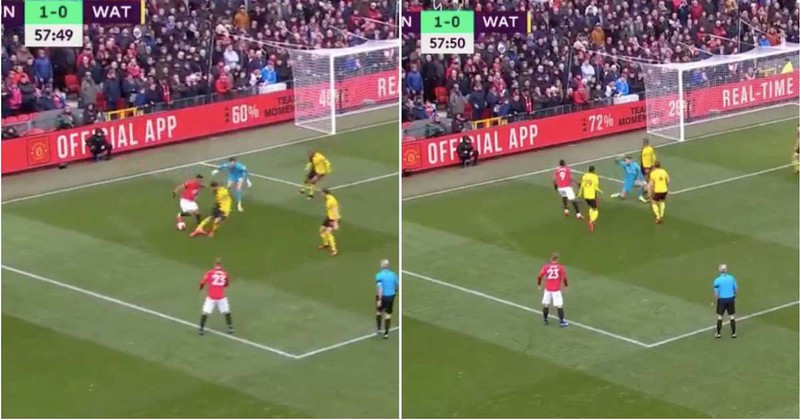 can canh: pha ghi ban dang cap cua martial trong tran mu 3-0 watford hinh 6