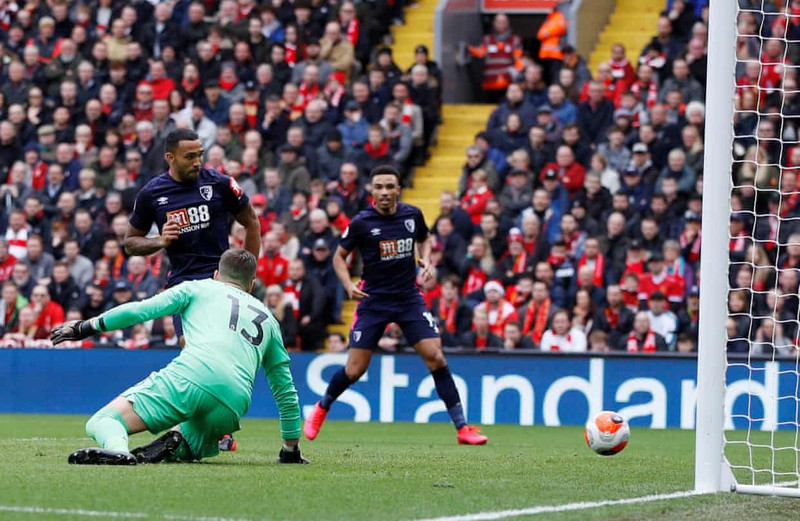 tuong thuat liverpool 2-1 bournemouth: vong 29 premier league 2019/2020 hinh 1