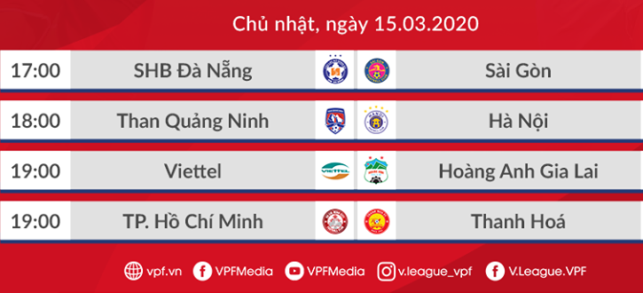lich thi dau bong da hom nay (15/3): than quang ninh vs ha noi fc, viettel vs hagl hinh 1