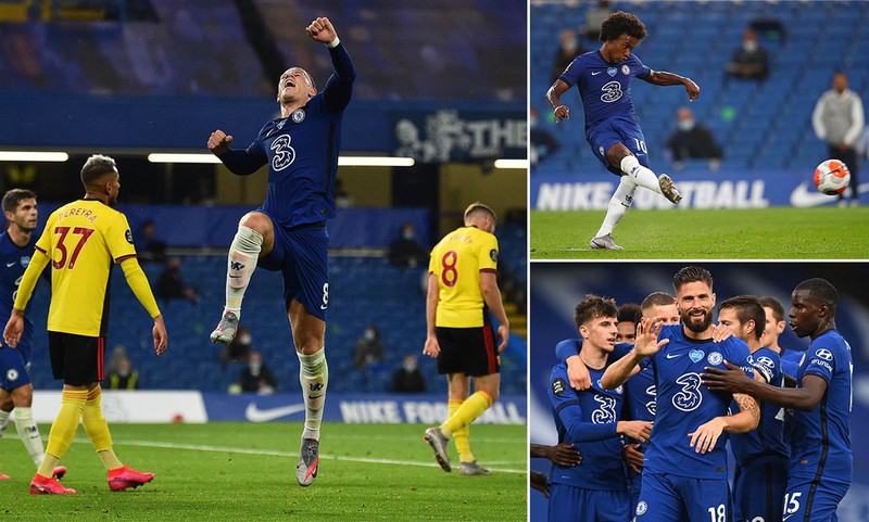 tuong thuat chelsea 3-0 watford: vong 33 premier league 2019/2020 hinh 1