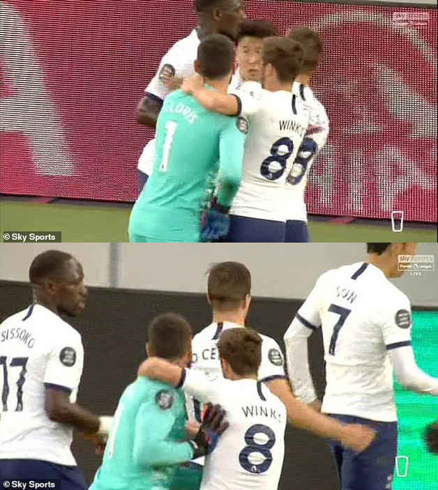 son heung min suyt danh nhau voi thu mon hugo lloris ngay tren san hinh 2