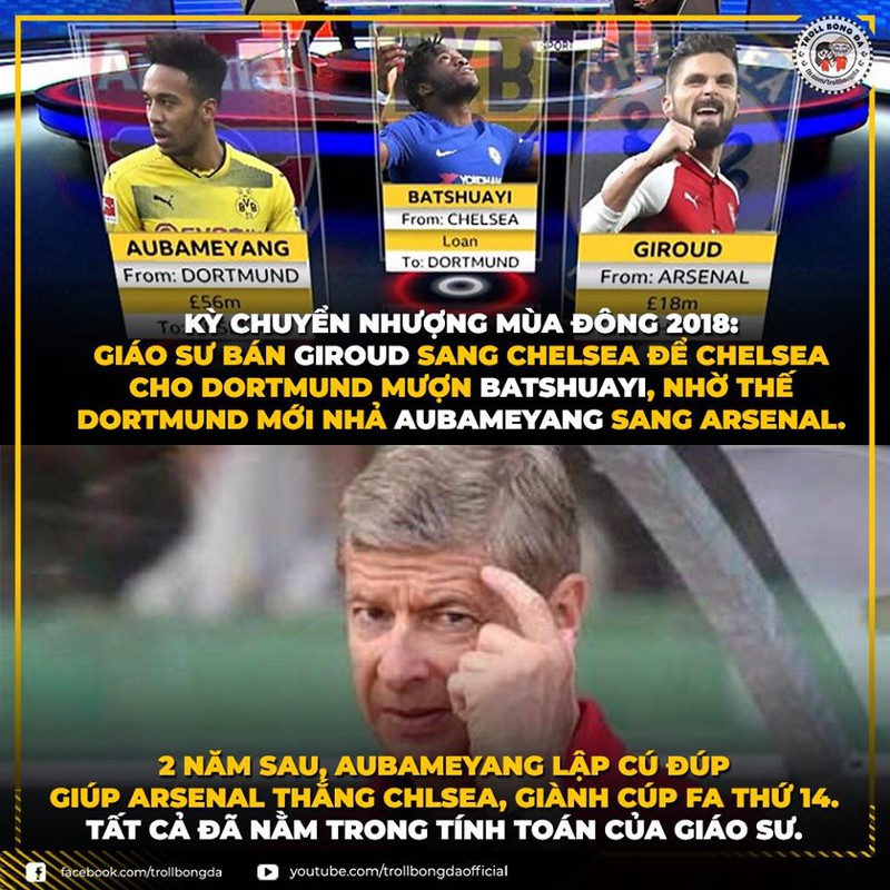 biem hoa 24h: "giao su" wenger tinh toan nhu than giup arsenal vo dich fa cup hinh 2