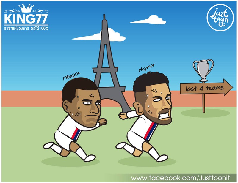 biem hoa 24h: neymar va mbappe cong psg vao ban ket champions league hinh 1