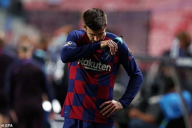 thua tan nat 2-8 duoi tay bayern, sao barca keu goi cai to doi bong hinh 1