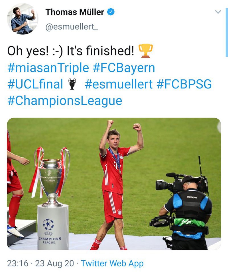 vo dich champions league, dan sao bayern munich "nhuom do" mang xa hoi hinh 2